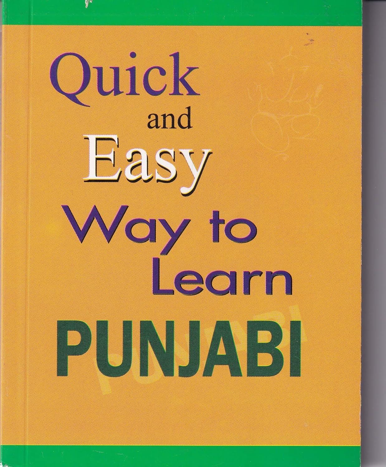 QUICK AND EASY WAY TO LEARN PUNJABI