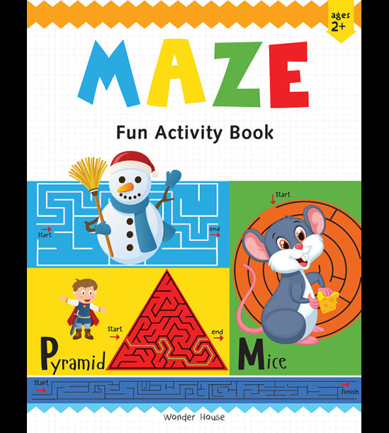 Preschool Activity Book: Maze - Fun Activity Book For Kids