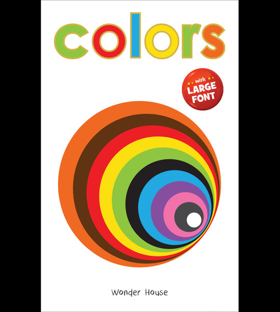 Colors - Early Learning Board Book With Large Font : Big Board Books Series