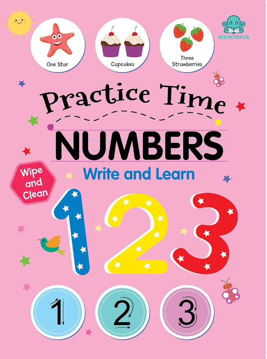 LETS PRACTICE WIPE N CLEAN NUMBERS