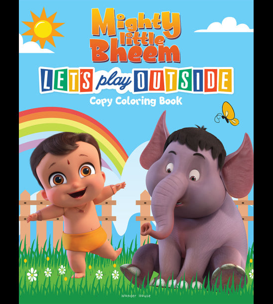 Mighty Little Bheem - Let's Play Outside : Copy Coloring Book