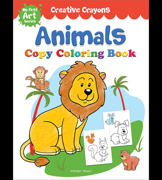 Colouring Book of Animals: Creative Crayons Series - Crayon Copy Colour Books