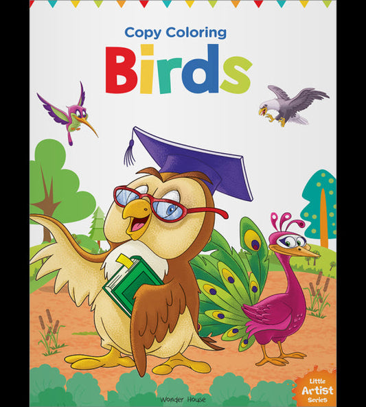 Little Artist Series Birds: Copy Colour Books